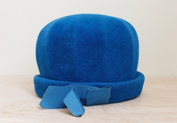 Merrimac Cloche Hat in a Stunning Aqua Blue/1920s… - image 7