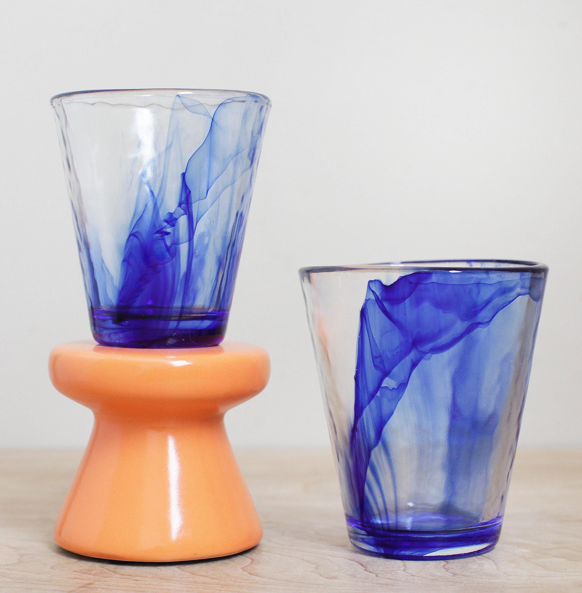Bormioli Rocco Glasses Blue - Etsy