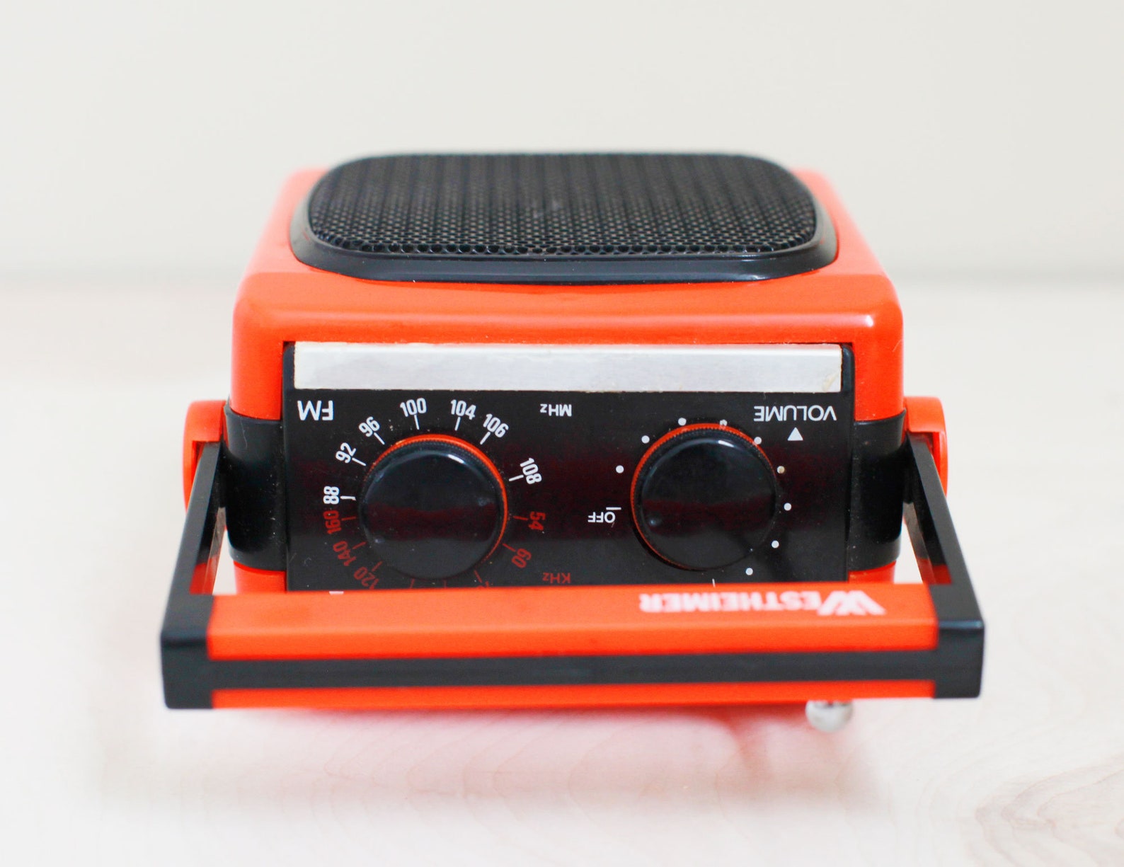 Westheimer Orange AmFM Radio NOT Working For Parts or Etsy