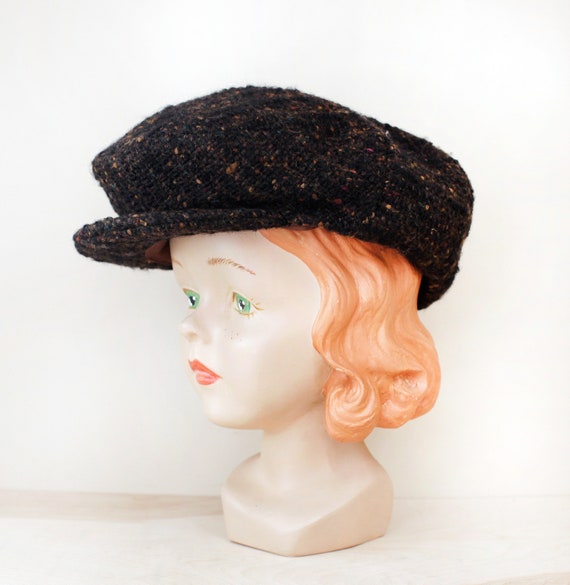 anatomica × Studio donegal GATSBY CAP Gatsby Cap - to clear - In hand woven Studio Donegal Tweed