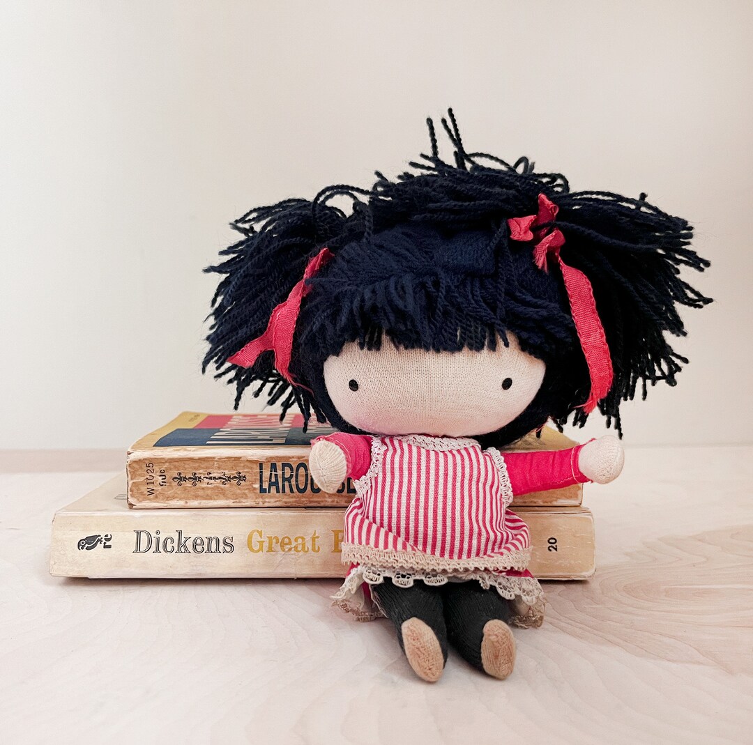 Joan Walsh Anglund Pocket Doll/ Sweet HTF Little Cutie W Black Hair ...