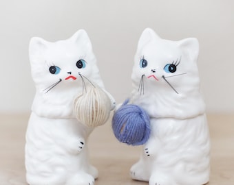 Lefton Miss Priss Kitty Cat Cookie Jar #1502 NO Lid!/ Super Cute