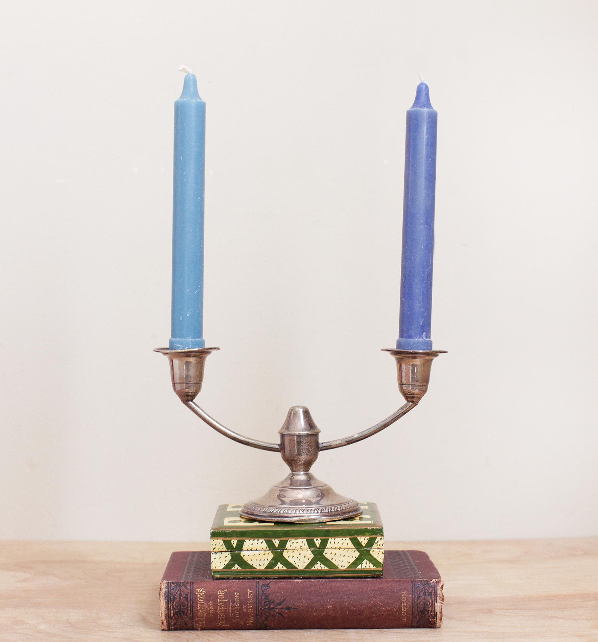 Weighted Sterling Silver Candle Holders - Etsy