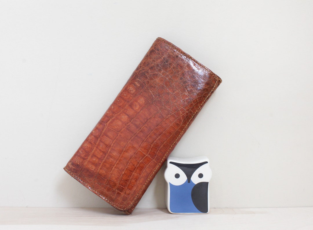 Vintage Look Camel Wallet