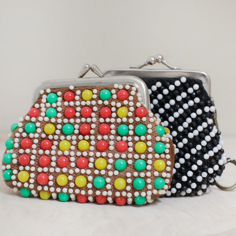 Extra Dirty Beaded Coin Purse