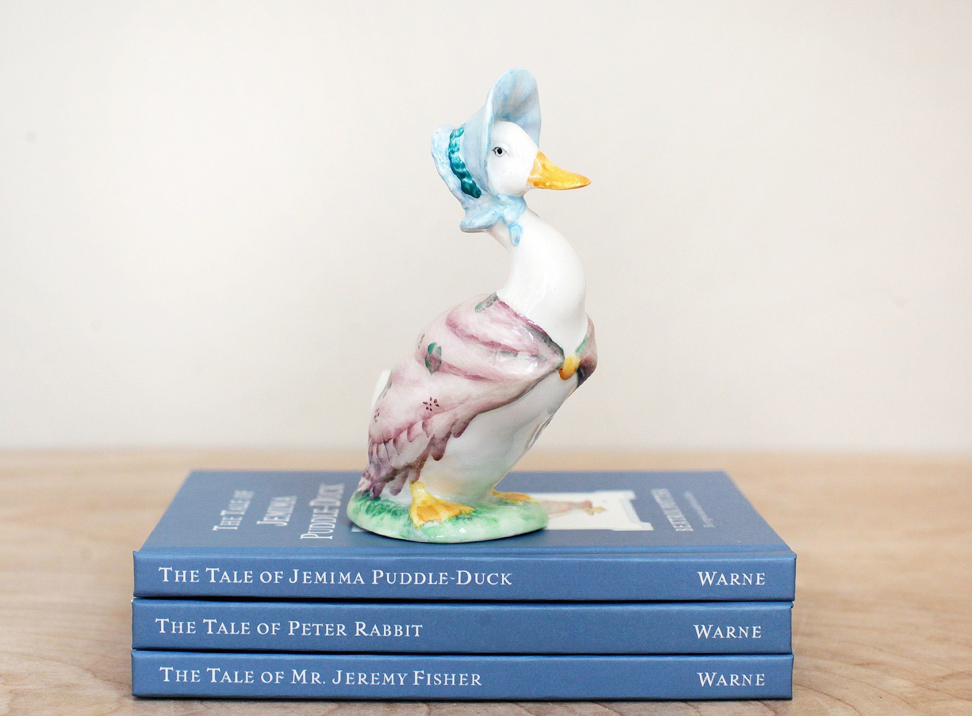 英国ベスウィック製 フィギュリン Gemima P uddleduck s-l400.jpg