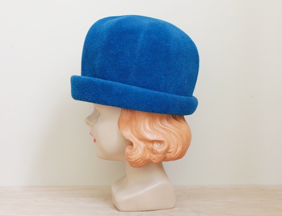 Merrimac Cloche Hat in a Stunning Aqua Blue/1920s… - image 4