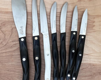 7 CUTCO Knives! Your choice of; Spatula Spreader, Pearl Handle Paring Knife, Trimmer and 2 DD Table Knives/ All Made in the USA