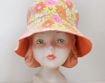 CUTEST Vintage 1960s Floppy Bucket Hat il_300x300.4979053399_gu9u.jpg main image 2