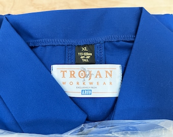 Royal Trojan Workwear Coveralls by Arco UK/ Size Xl-tall in Blue