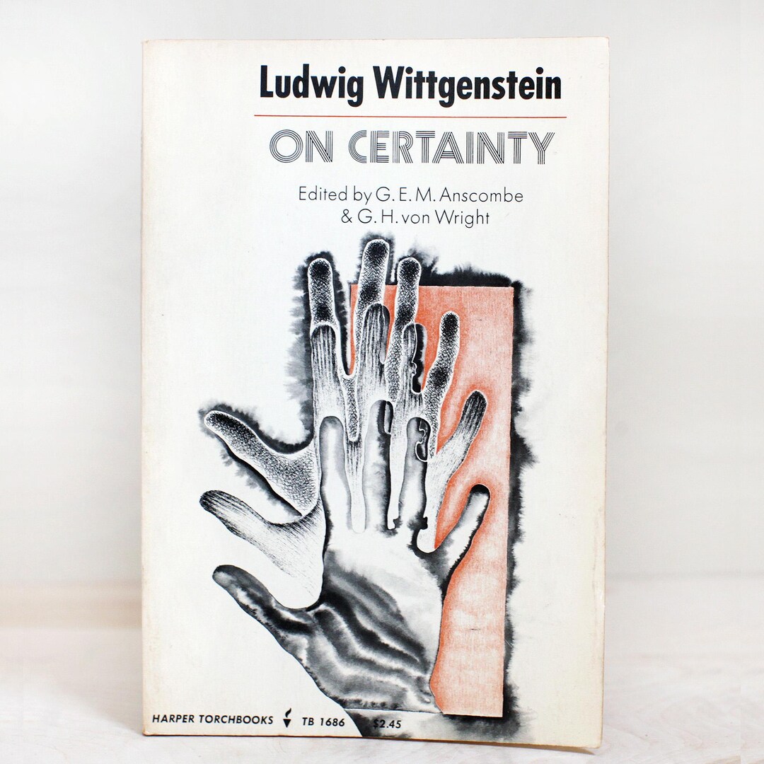 On Certainty by Ludwig Wittgenstein/ 1972 Paperback Edition/ Math Book ...