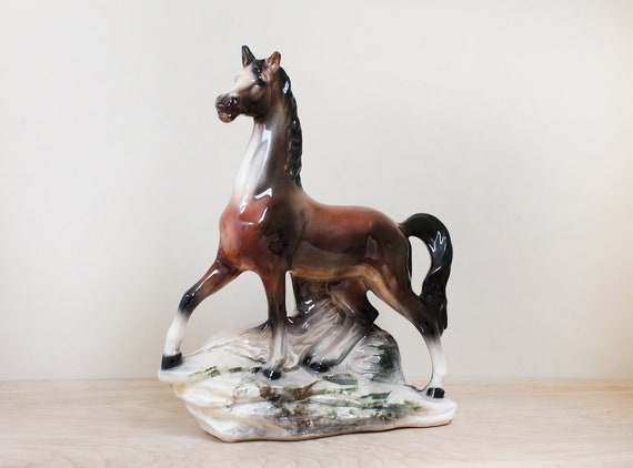 Vintage cheap horse lamp