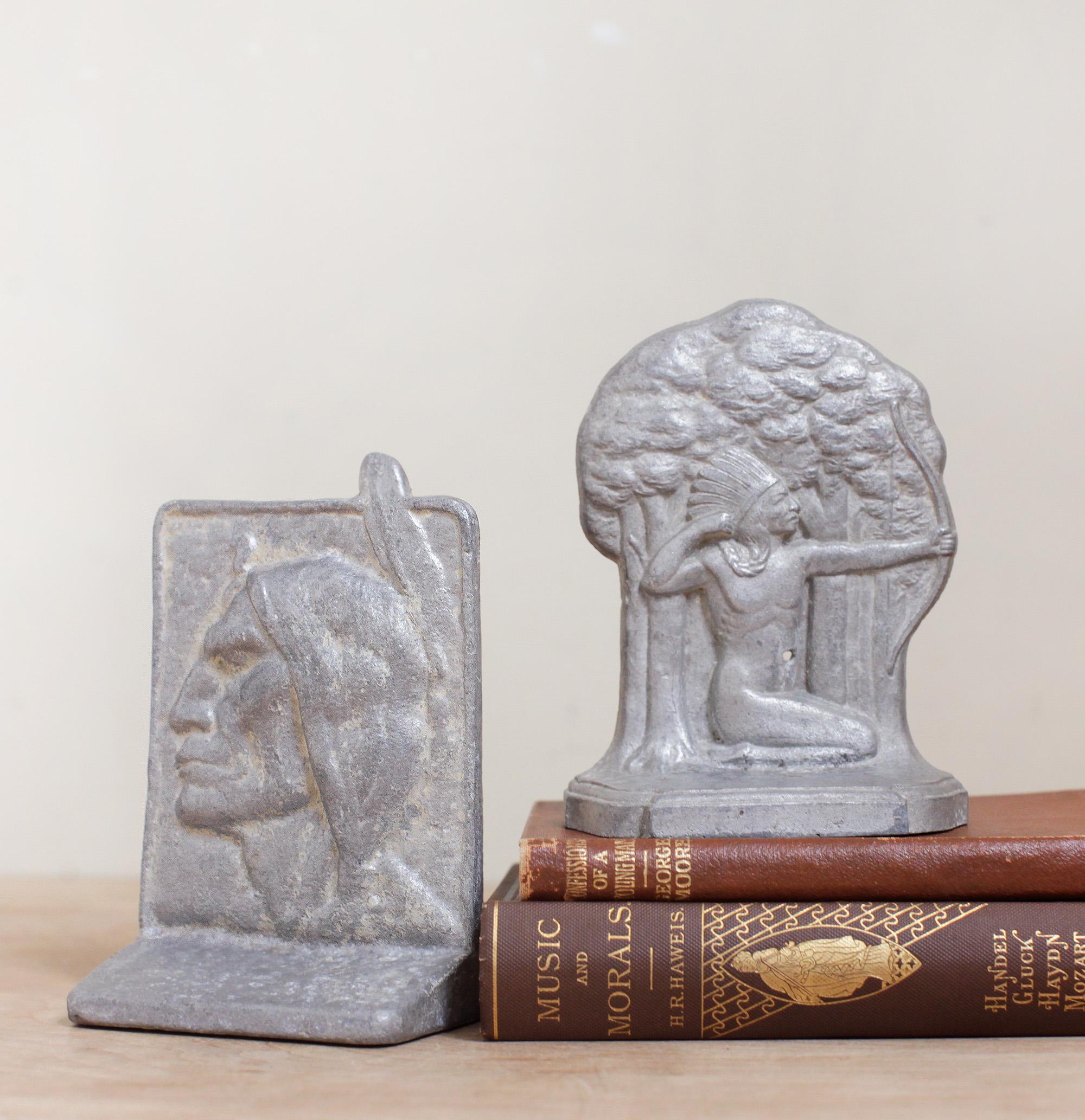 Cast Iron Indian Bookends - Etsy