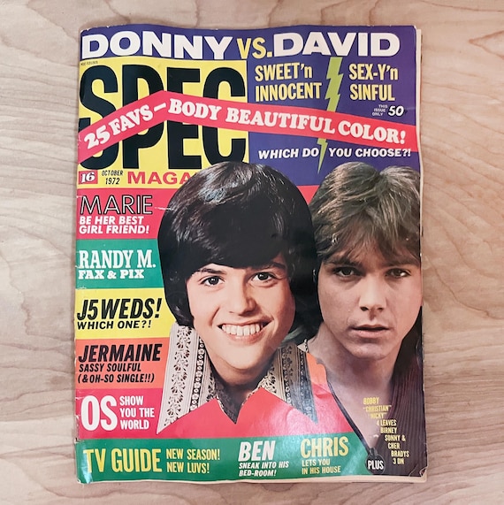 Spec Magazine October 1972/ Vintage Teen Tabloid Style Magazine
