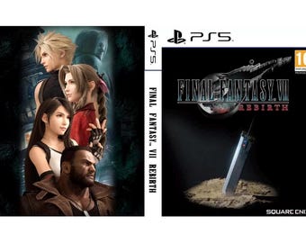 Stampa personalizzata della copertina di Final Fantasy 7 Rebirth (solo gioco)