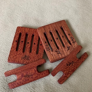 Mini telar de banda rígida y lanzadera para tejer fajas de cintura o cintas