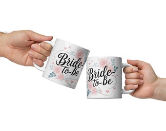 Caneca Floral para Noiva - Presente para Chá de Panela