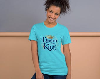 Camiseta Hija del Rey / Camiseta unisex de fe cristiana / Camiseta de identidad real