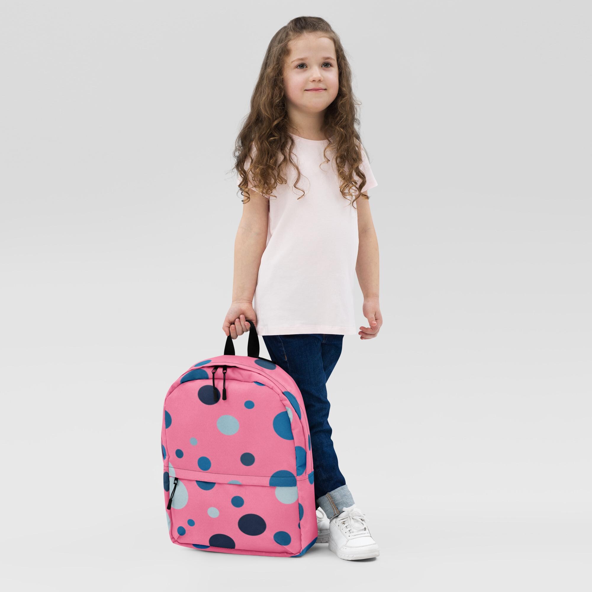 Pink University Plunder State University Backpack XL Laptop Polka Dot Pink Polka Dot Candies Backpack Candie main image 4