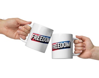 Freedom-mok - cadeau patriottische koffiekop