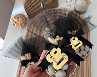 Personalized Almond Candy Favors – Adult Birthday, Party Gift, Baby Shower