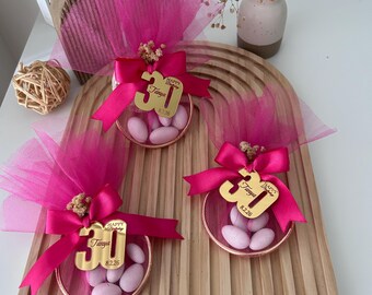 Personalized Almond Candy Favors – Adult Birthday, Party Gift, Wedding Favors