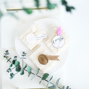 Mini Scented Soap Wedding Favors: Personalized Bridal Shower Gifts