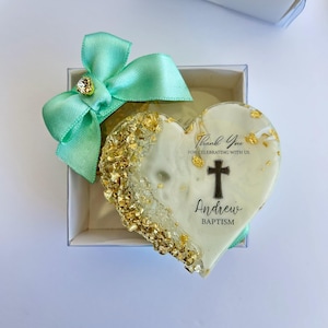 Baptism gift, First communion gift, Boy Baptism Gift, Quinceanera Favors, Custom  Epoxy Magnet Favors, Wedding Gifts, Sweet 16 Gifts,