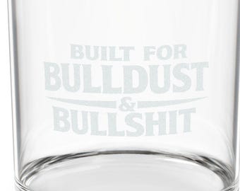 Szklanka do whisky stworzona do bzdur i bzdur | Zabawny prezent w australijskim slangu | Szklanka z grawerowanymi kamieniami 10,5 uncji | Prezent Tradie | Prezent FIFO