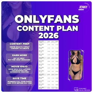 Onlyfans Content plan 2026