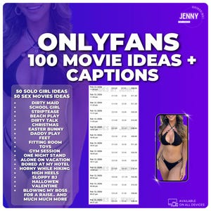 100 contentideeën voor Onlyfans 2025