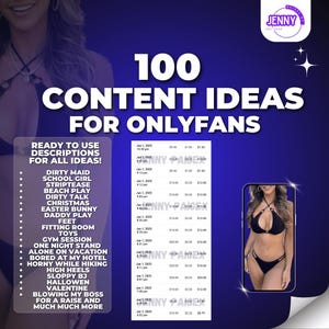 100 Content Ideas for Onlyfans 2025