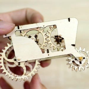 Laser Cut Wooden Gear 3D Puzzle Toy Vector File, Laser Cut 3D Puzzle Toy Dfx File | Svg Dxf AI Pdf | Digital Download