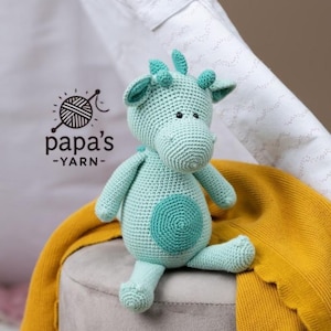 Crochet Dragon pattern PDF in Eng, amigurumi dragon crochet toy pattern, crochet dino pattern, Crochet Amigurumi Dragon, amigurumi Dinosaur