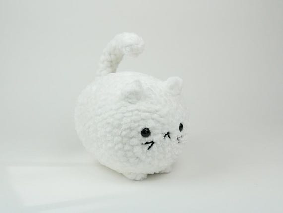 Amigurumi Loaf Cat Plushie, Crochet Pattern (PDF)