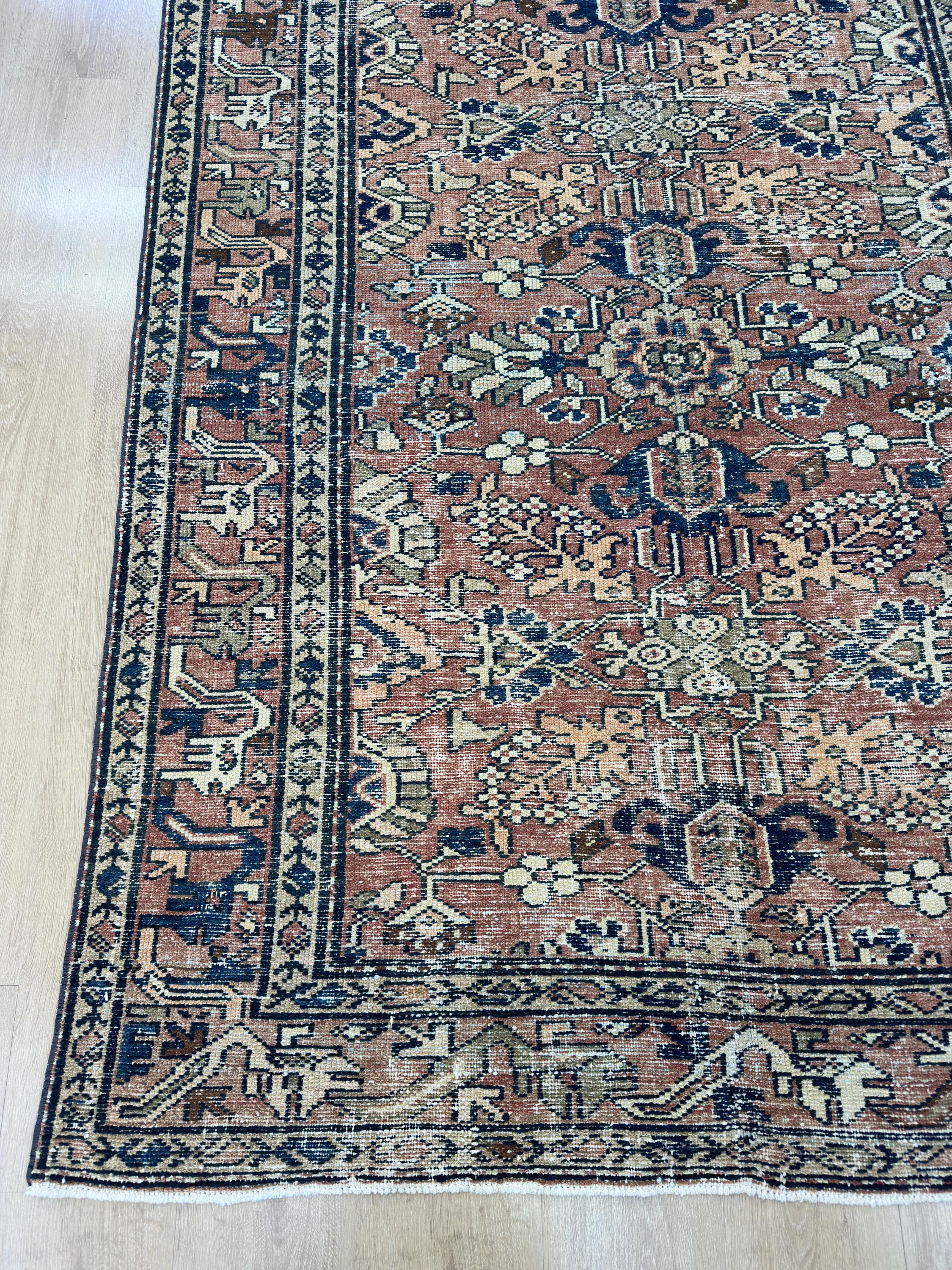 ヴィンテージ トルコ アナトリアンラグ 5'1