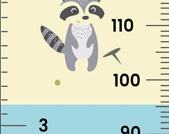 Personalized Growth Chart | Kids Height Tracker | Printable Wall Art (Digital Download)