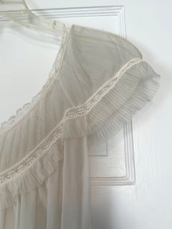 Vintage Cream Lace Slip Dress Size Extra Small or… - image 4