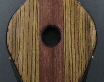 Fireplace Bellows--Purpleheart & Zebrawood