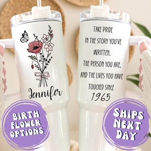 60th Birthday Tumblers Personalized 60th Birthday Gift For Her Custom 60th Birthday Gift For Mom 60th Birthday Tumbler For Birthday Gifts