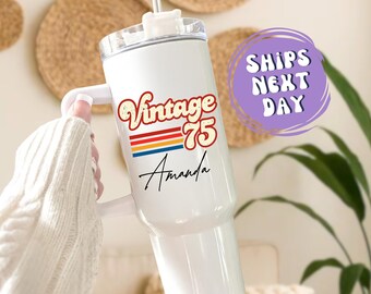 Custom 50th Birthday Tumbler Personalized Birthday Gifts For 50th Tumbler 50th Birthday Gift Personalized 50th Birthday Cups bday Gift Cup