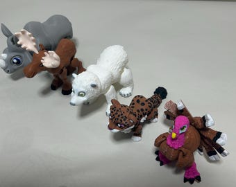 Articulating Minature Animals. 2 in a pack
