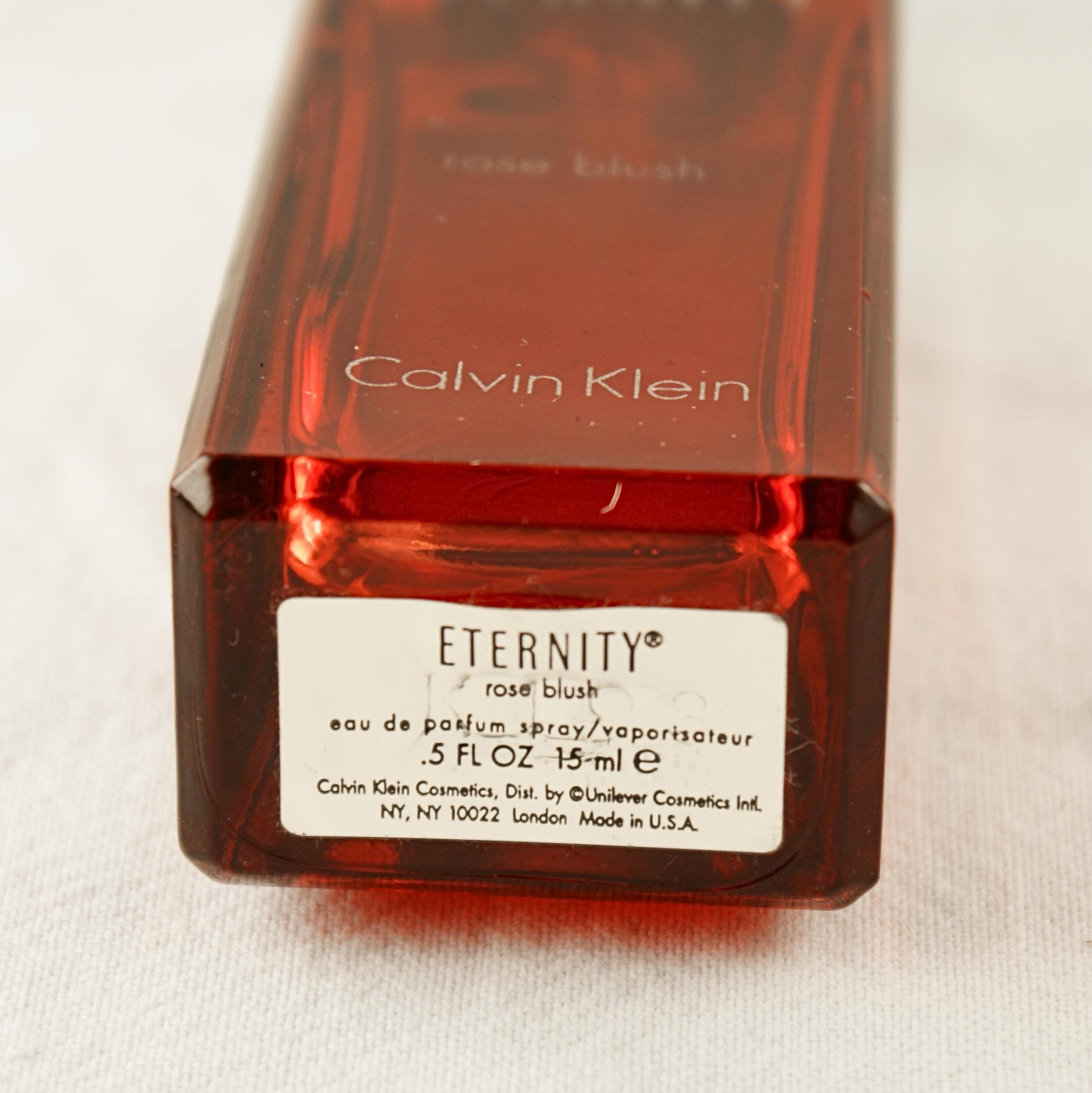 Rare Vintage 2002 Calvin Klein Eternity Rose Blush Eau De Parfum