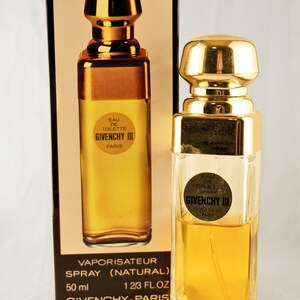 Vintage 1970 Givenchy III Eau de Toilette (EdT) 1.2/3fl.oz. / 55ml