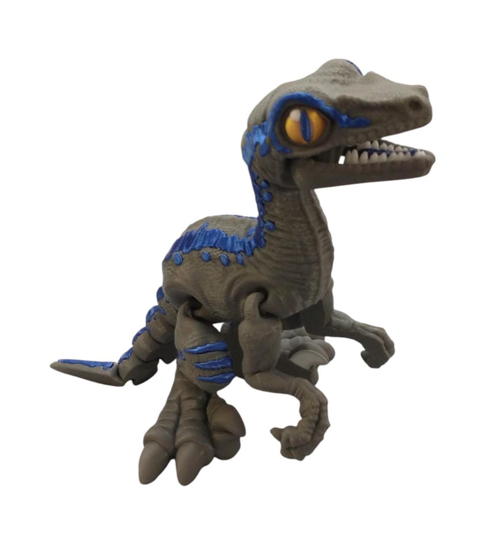 Raptor 3D Printed Articulating Figurine - Etsy