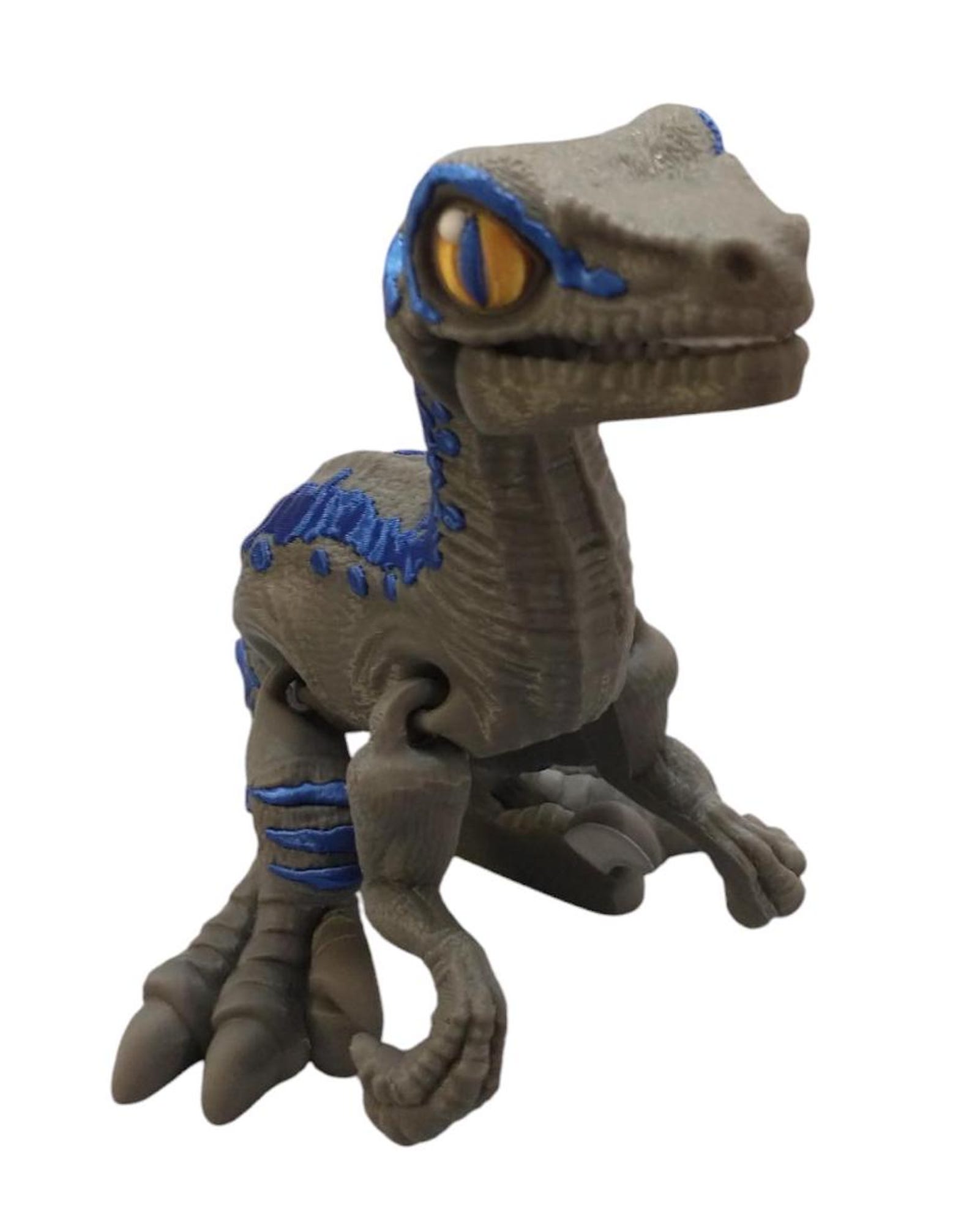 Raptor 3D Printed Articulating Figurine - Etsy