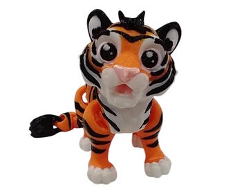 関節式ベンガルトラ | オレンジと白のカラーオプションを備えたリアル