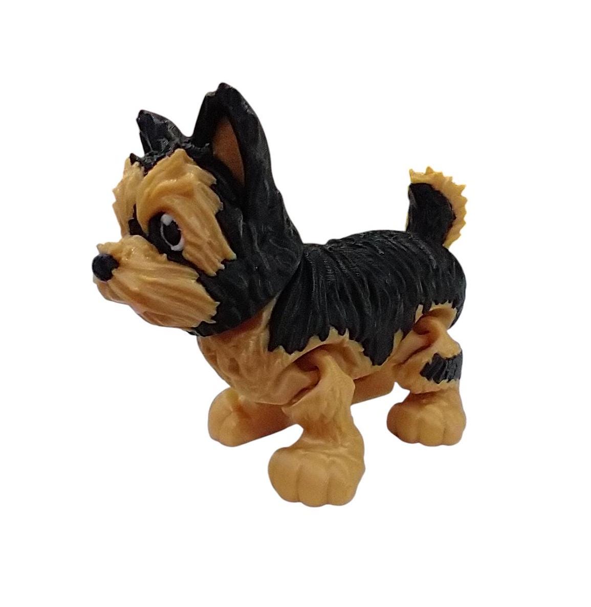 Yorkie Dog 3D Printed Articulating Figurine - Etsy