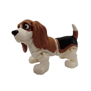Basset Hound 3D Printed Articulating Figurine