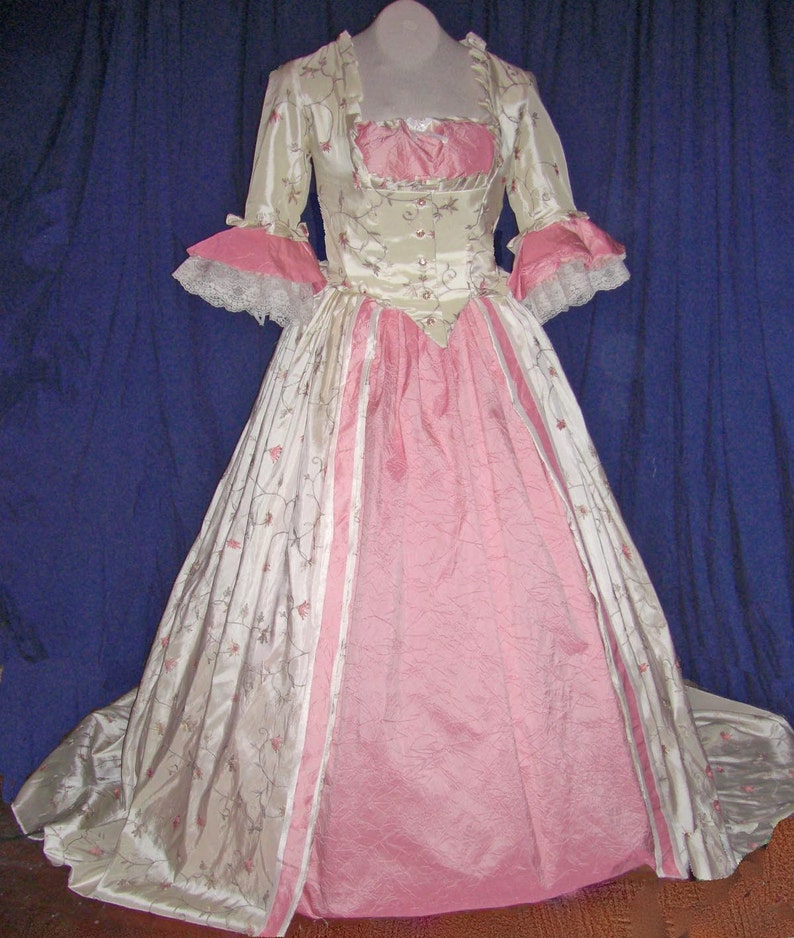 Marie Antoinette Cinderella Pompadour Dress Panniers . | Etsy